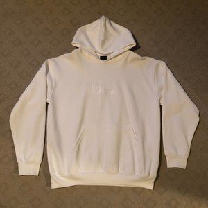 Dime MTL Classic Logo Pullover Hoodie (White Tonal, Size XL)